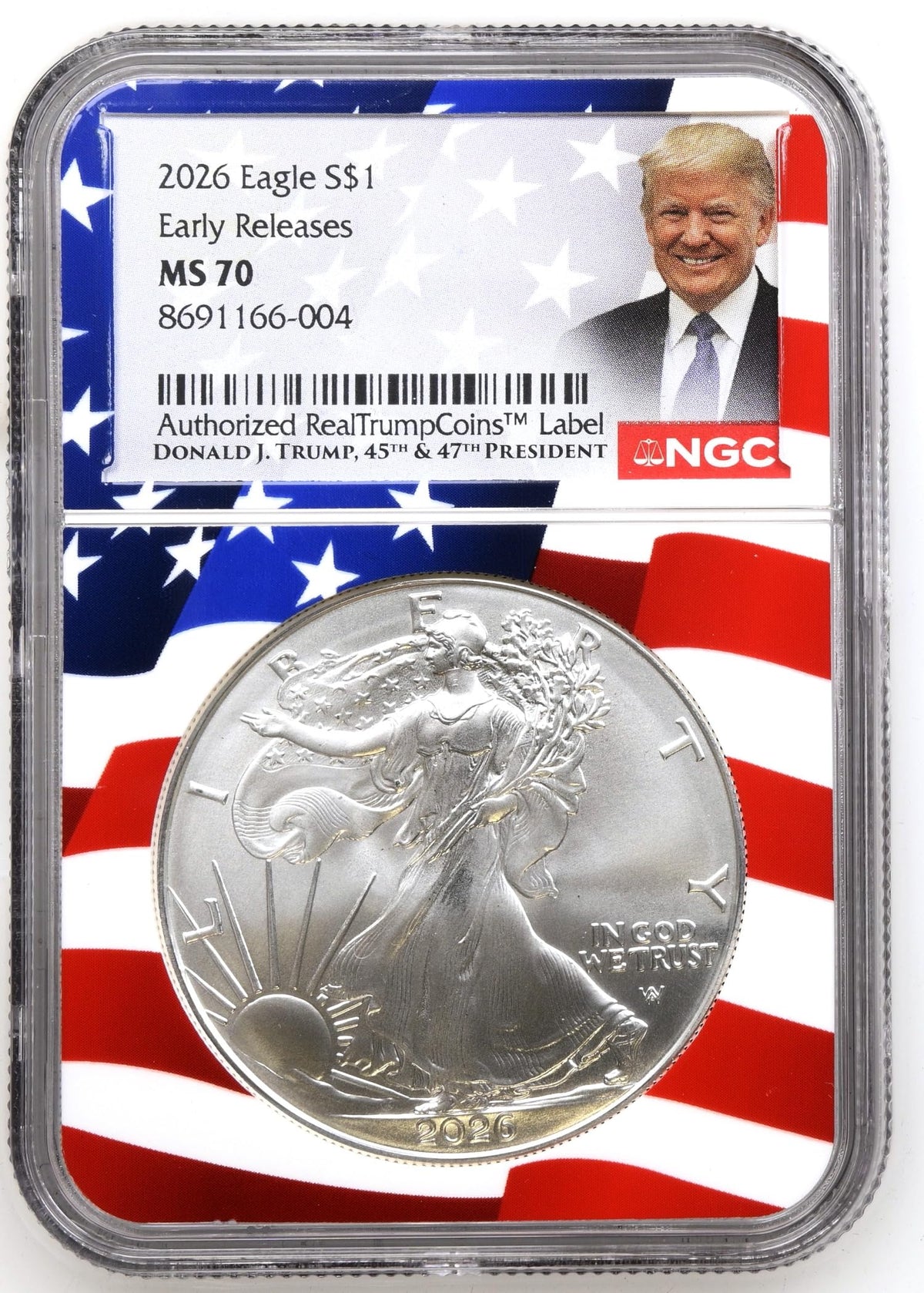 1 oz Silver Coin MS70 W8365