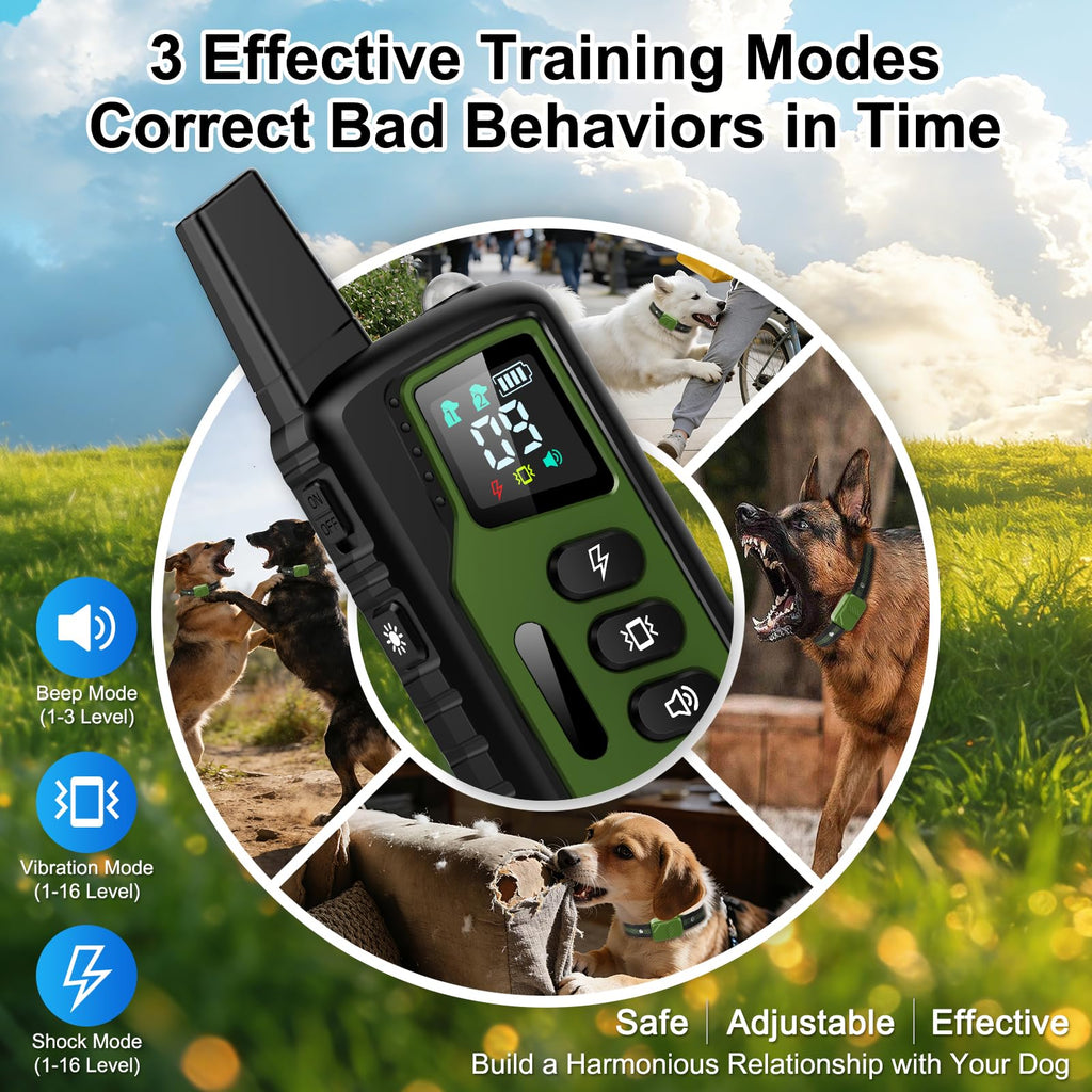 IP68 Waterproof Dog Training Collar with Remote U9700