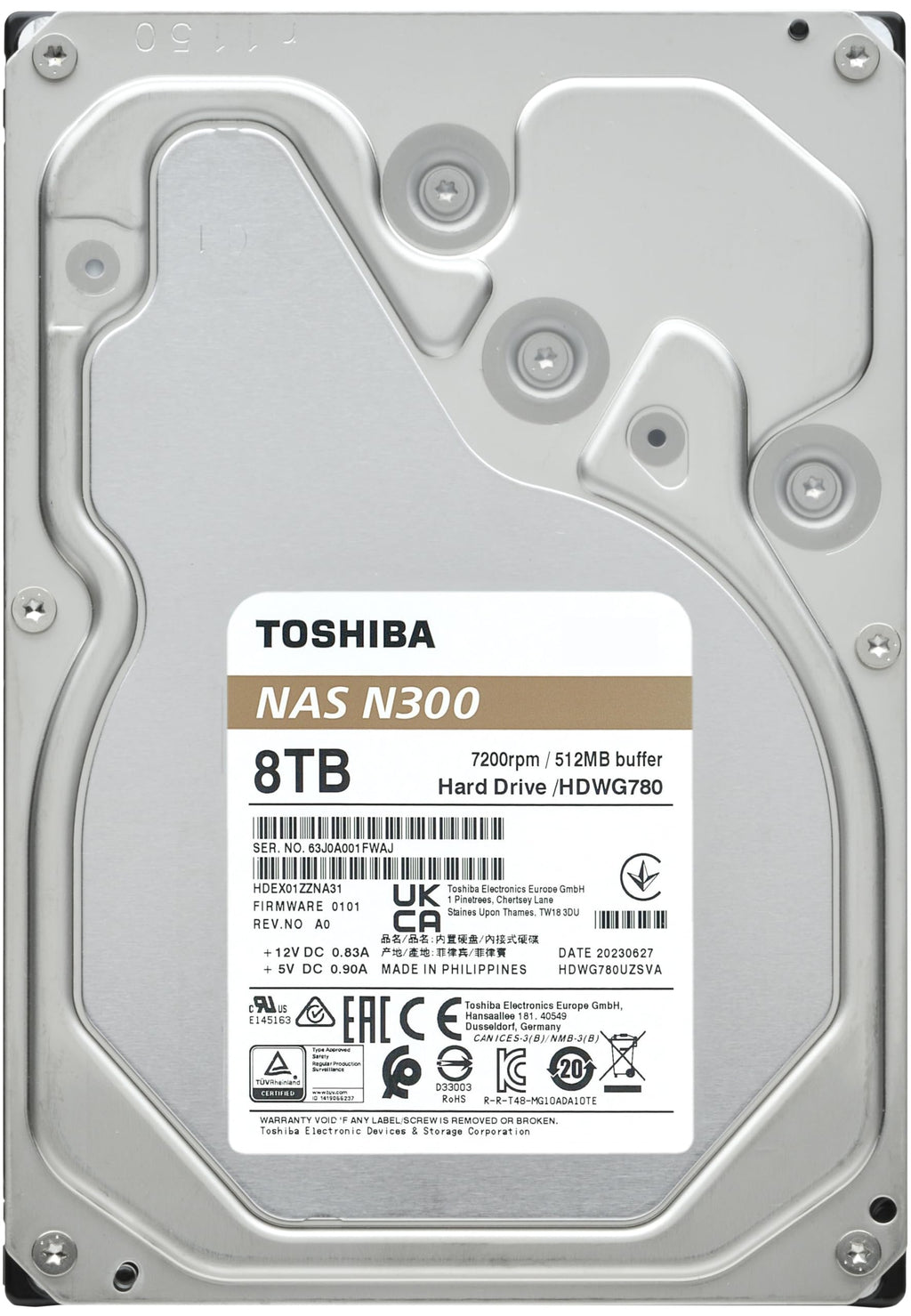 8TB NAS 3.5-Inch Internal Hard Drive S8444
