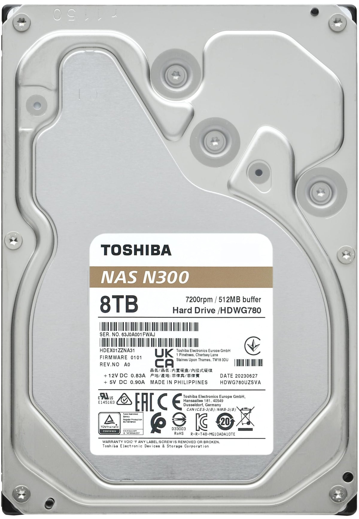8TB NAS 3.5-Inch Internal Hard Drive S8444