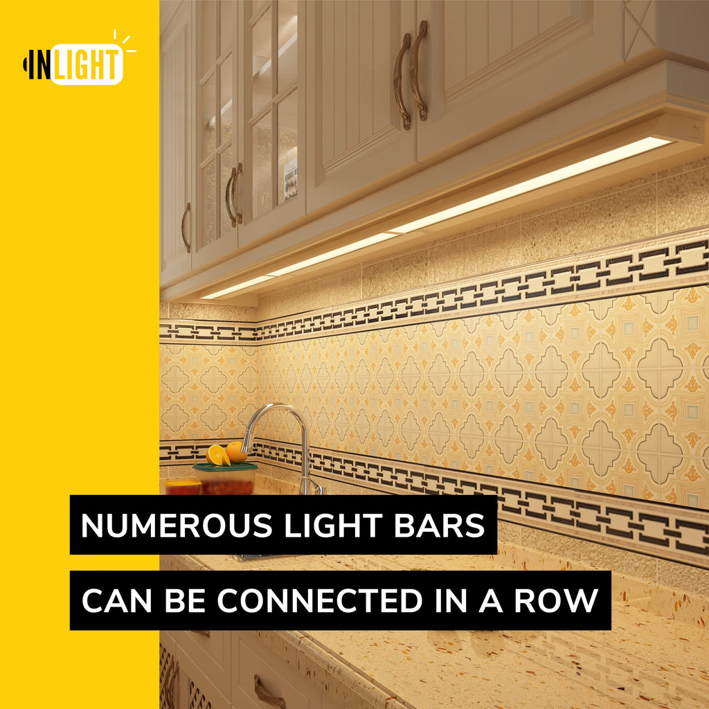 24-Inch Swivel LED Under Cabinet Light, 3-CCT Selectable, White L4099