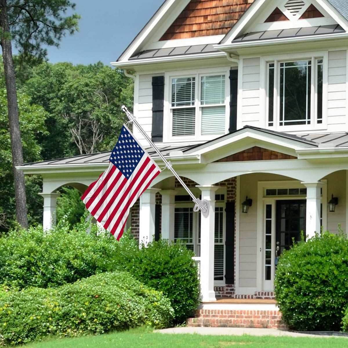 2 Pack 6 ft 1 inch Flag Poles C435