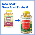 Omega-3 500 mg Fish Oil Softgels 180 Count Lemon Flavor Y933785