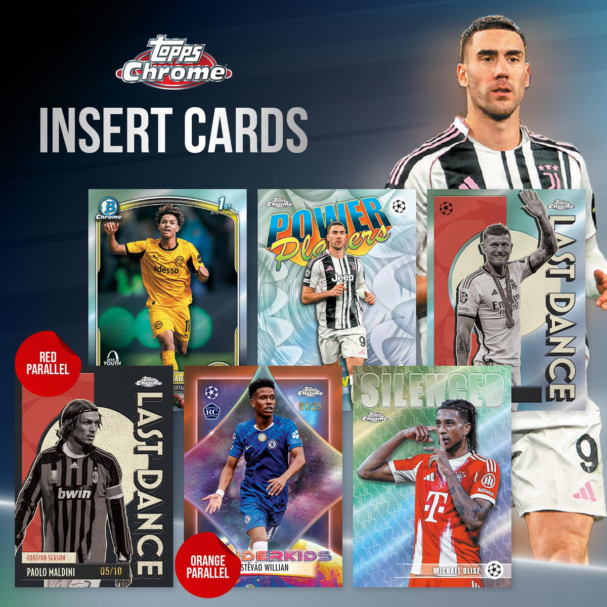 Topps Chrome UEFA Club Competitions Soccer Mega Box B268259