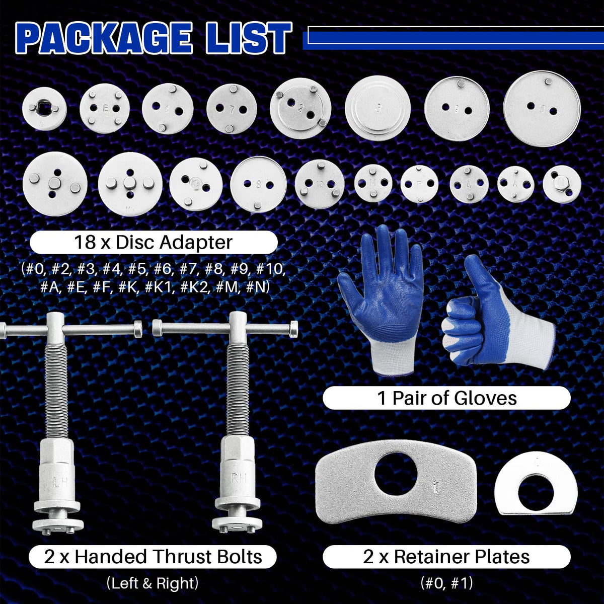 Heavy Duty Disc Brake Caliper Tool Set B1624