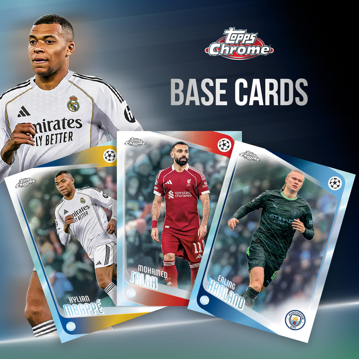 Topps Chrome UEFA Club Competitions Soccer Mega Box B268259