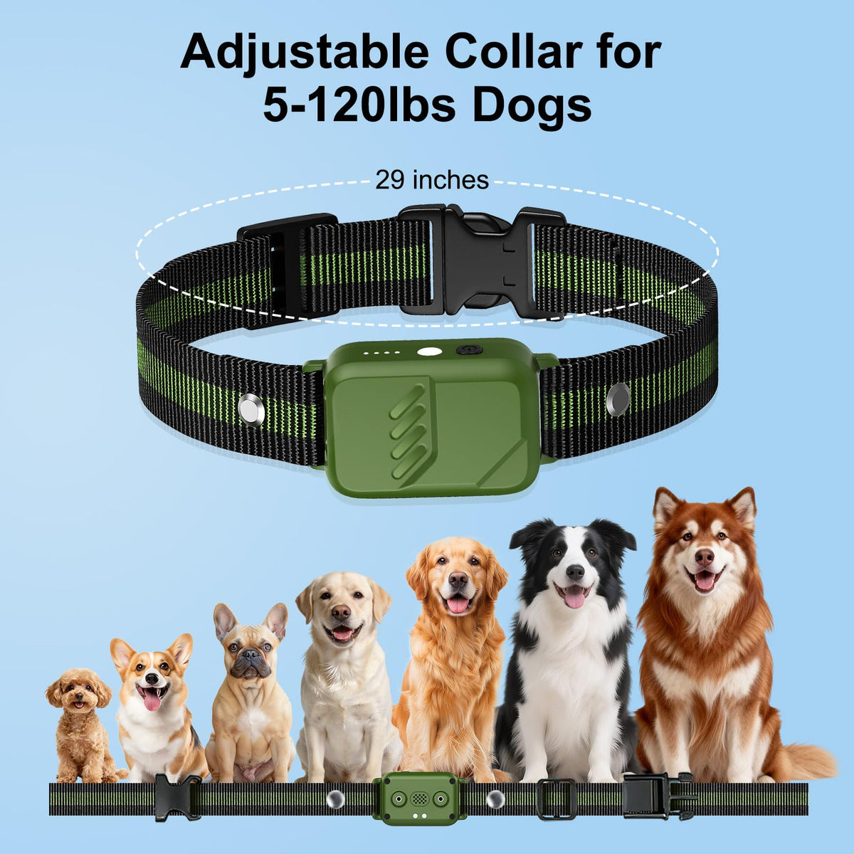 IP68 Waterproof Dog Training Collar with Remote U9700