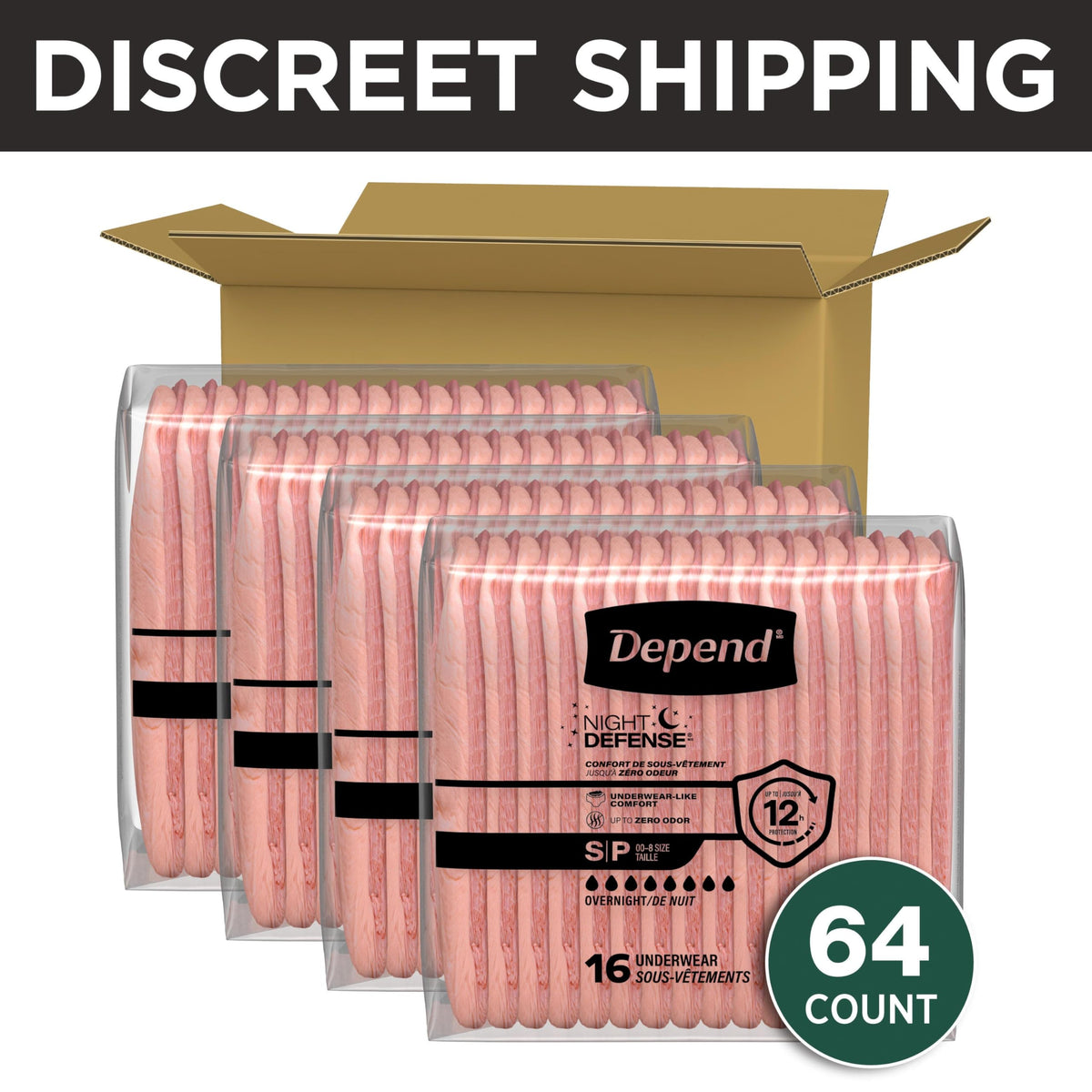 Adult Diapers Small 64 Count X21538