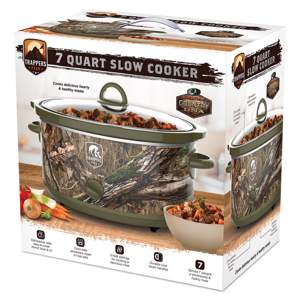 7 Quart Oval Slow Cooker Pot with Heat Settings P154