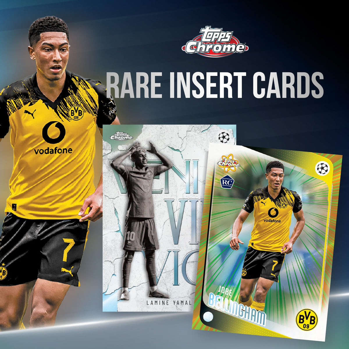 Topps Chrome UEFA Club Competitions Soccer Mega Box B268259