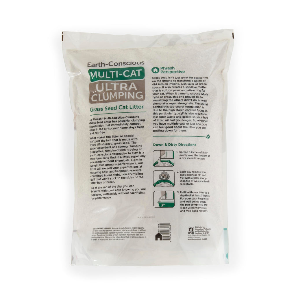 Unscented Clumping Grass Seed Cat Litter 10 lbs C364804