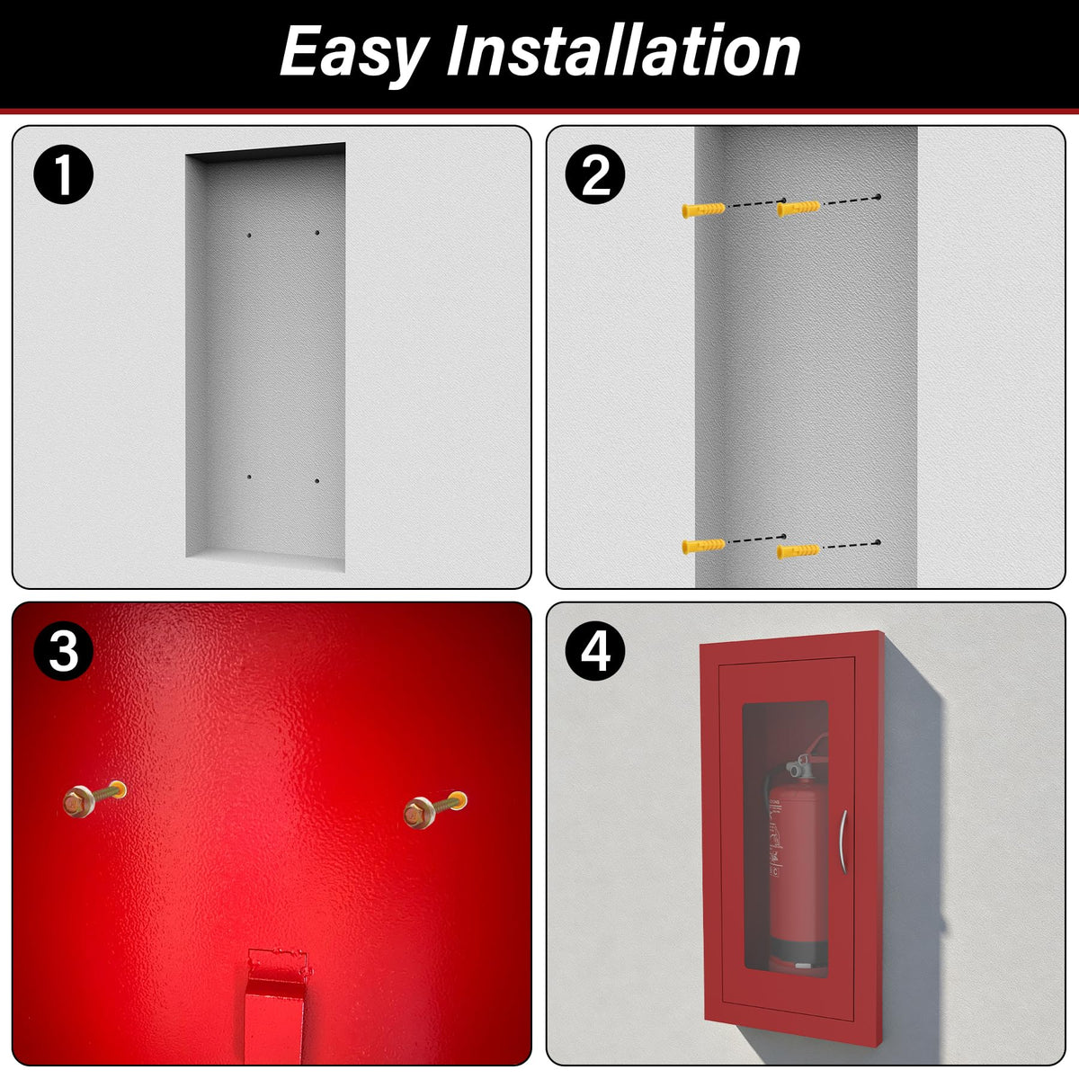 Recessed Wall Extinguisher Cabinet R321