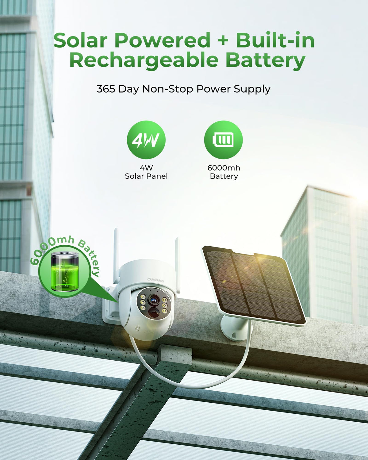 Solar Security Cameras Wireless Outdoor with 10" Monitor V43277