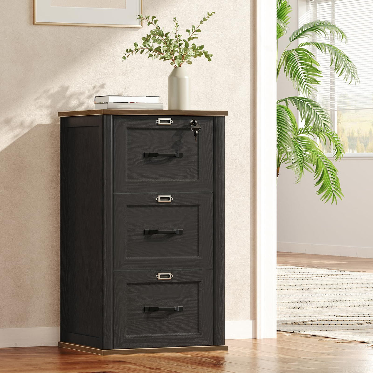 3 Drawer File Cabinet with Lock Y154426