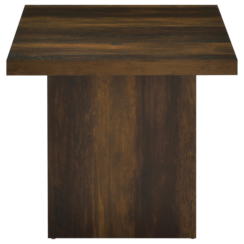Dark Pine 2-Piece Square Coffee Table Set K464