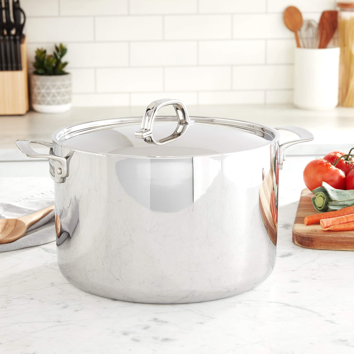 3-Ply Stainless Steel 12 Quart Stock Pot with Lid K9322