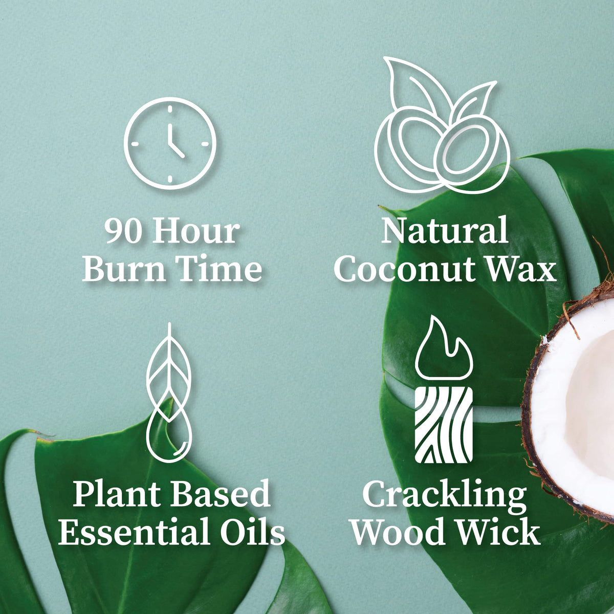 16 oz Wood Wick Candle A47635