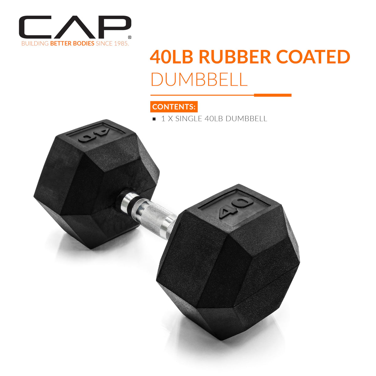 Rubber Coated Hex Dumbbell E704