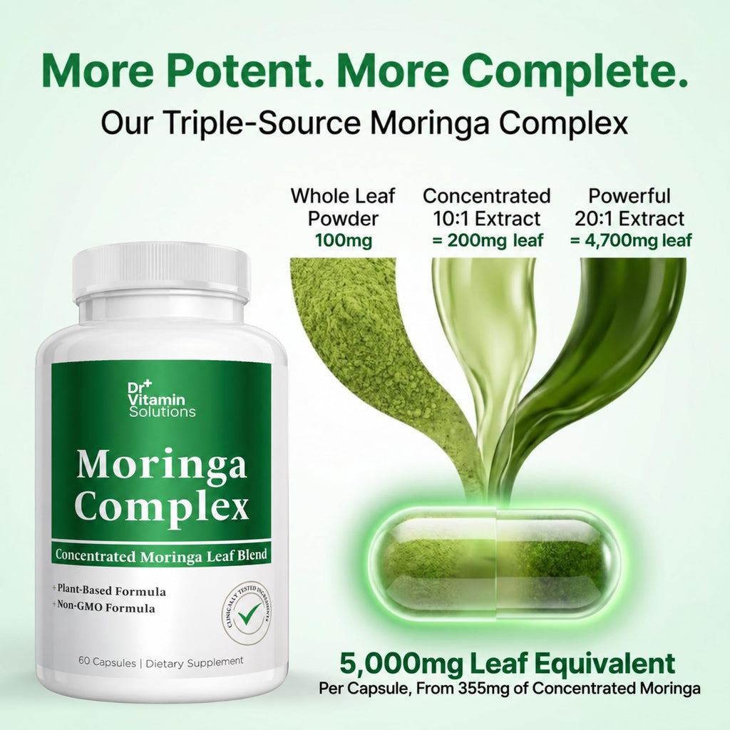 Moringa Oleifera Capsules with 20:1 Leaf Extract H5831