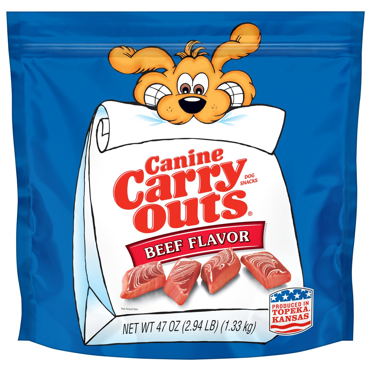 Beef Flavor Dog Treats 47 Ounce Bag L8113
