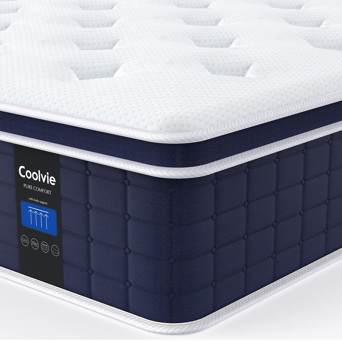 12 Inch Twin XL Medium Firm Mattress F46644