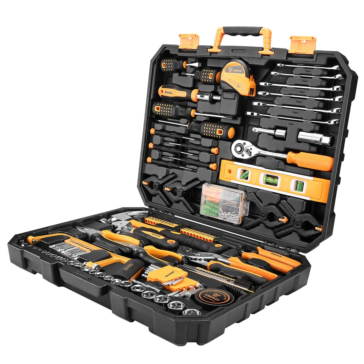 228 Piece Socket Wrench Hand Tool Set with Toolbox W98125