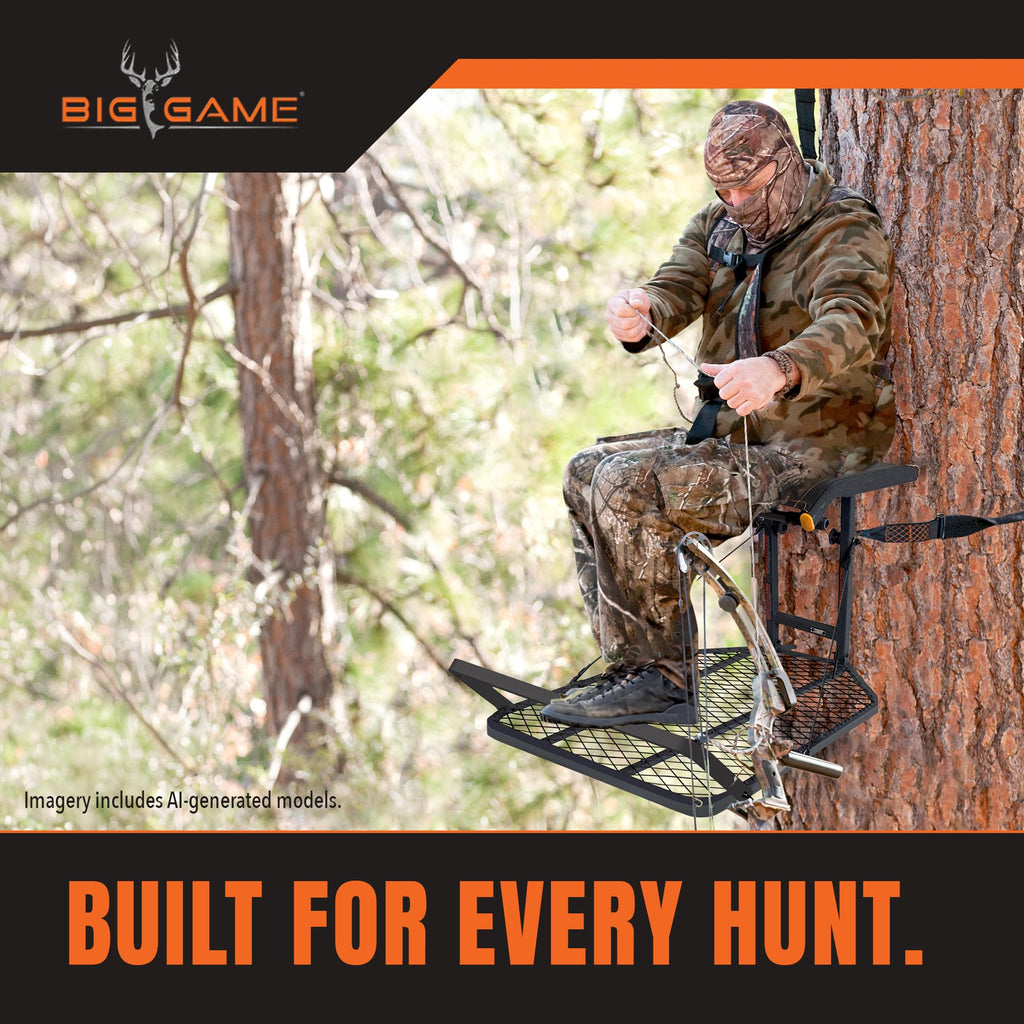 1-Person Hang-On Treestand with Seat D4625