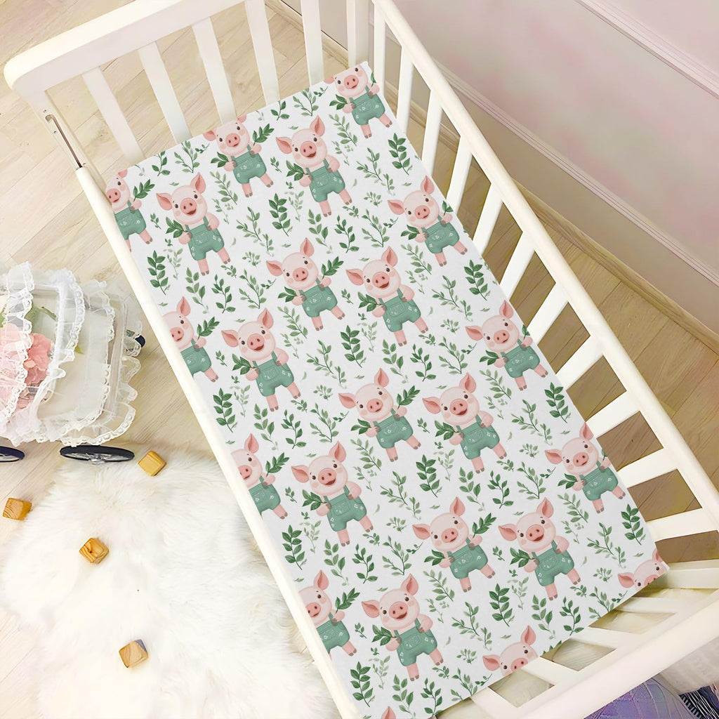 Soft Breathable Microfiber Crib Sheet Z6256
