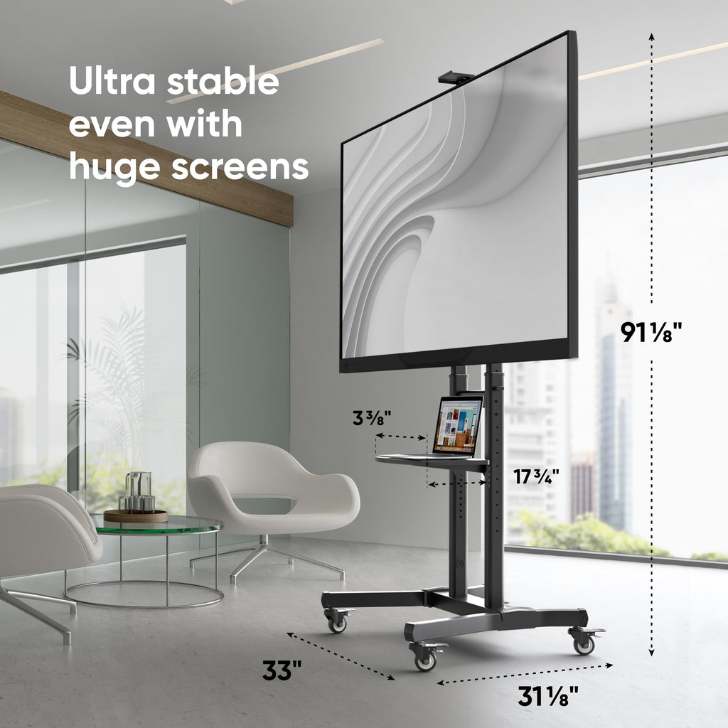 Mobile TV Stand 50-90 Inch Black R5393