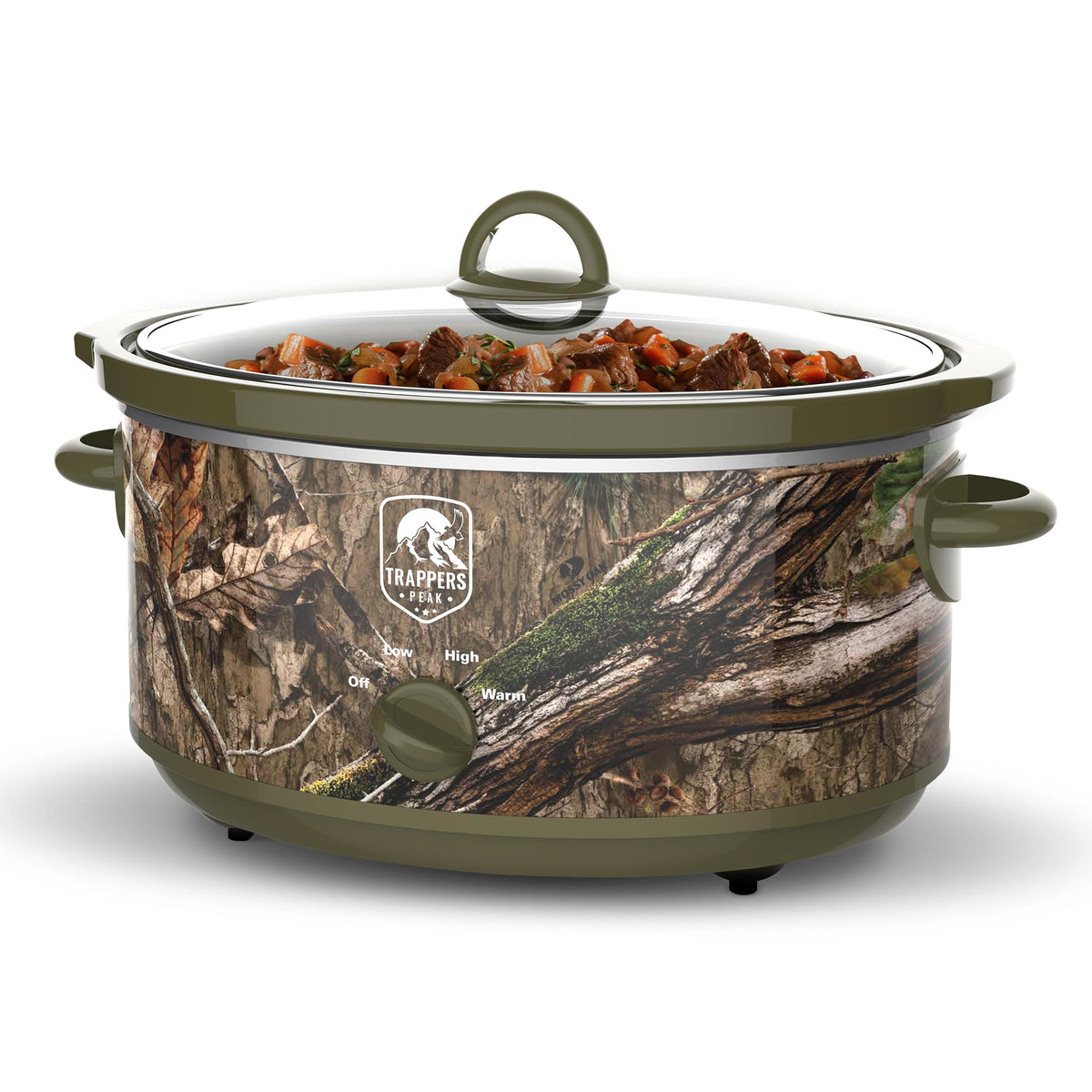 7 Quart Oval Slow Cooker Pot with Heat Settings P154