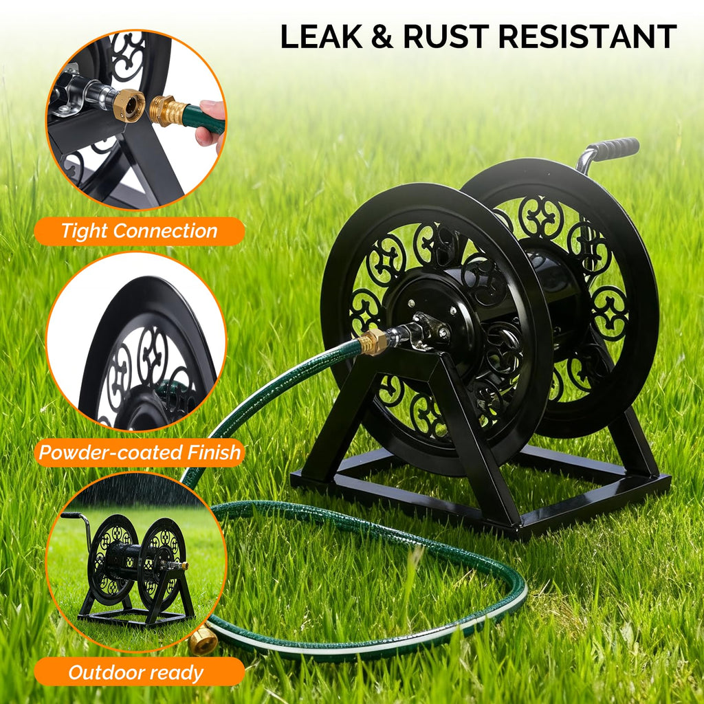 Wall Mount Hose Reel with 108FT Capacity W10863