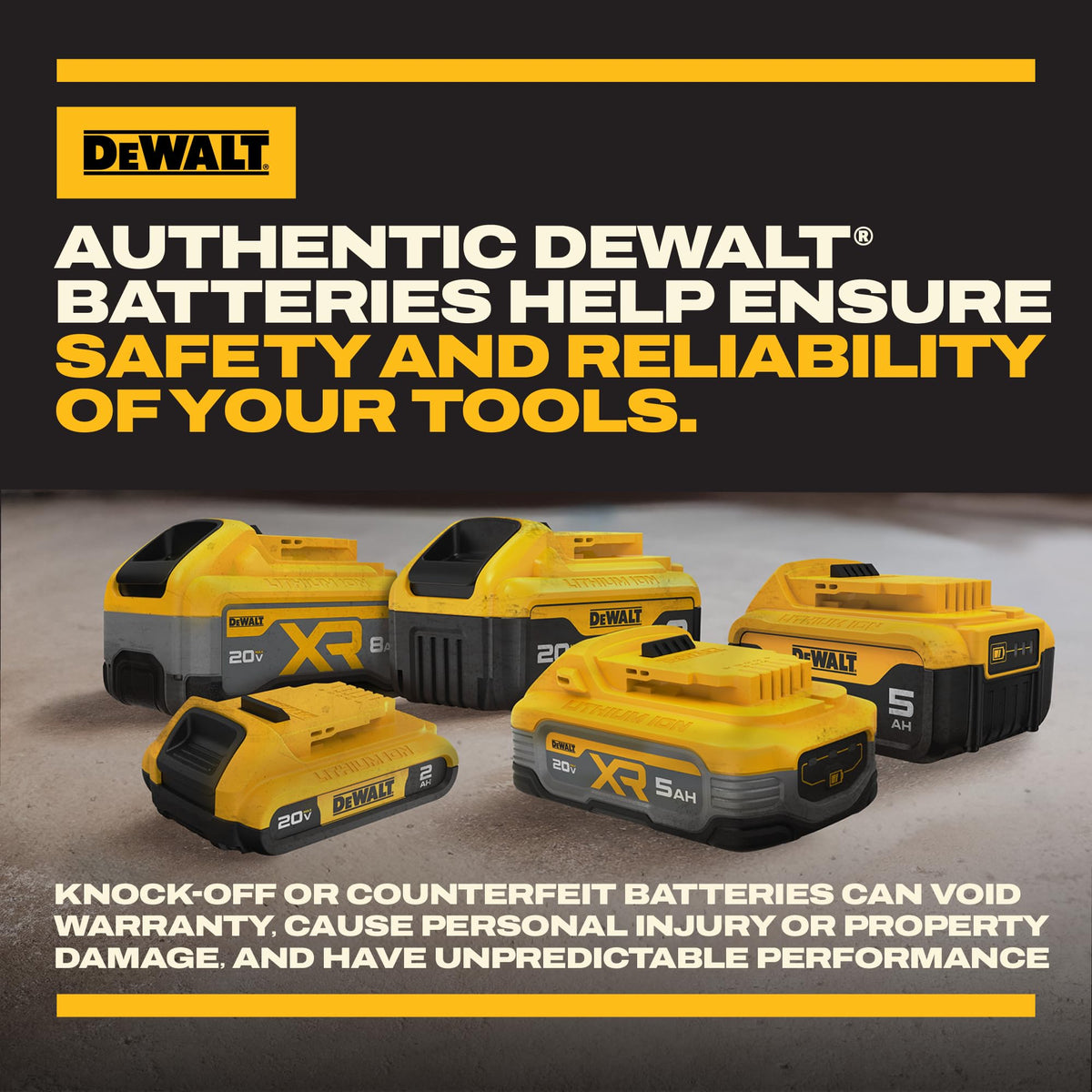 20V MAX XR 8Ah Lithium Ion Battery 2-Pack J51452