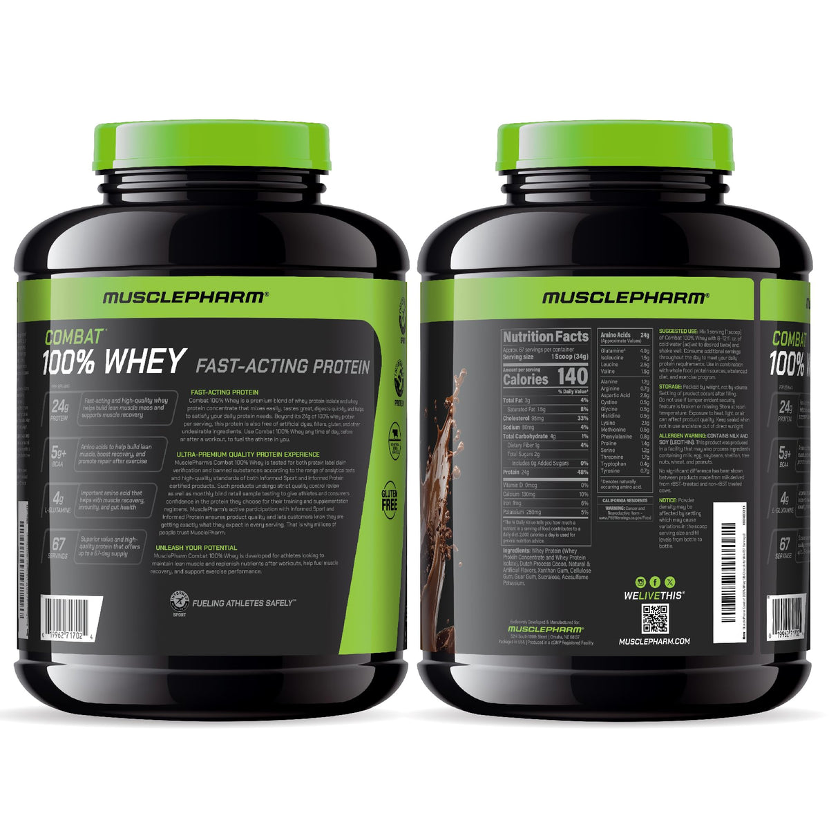 Chocolate Milk Whey Protein Powder 5 lb D950