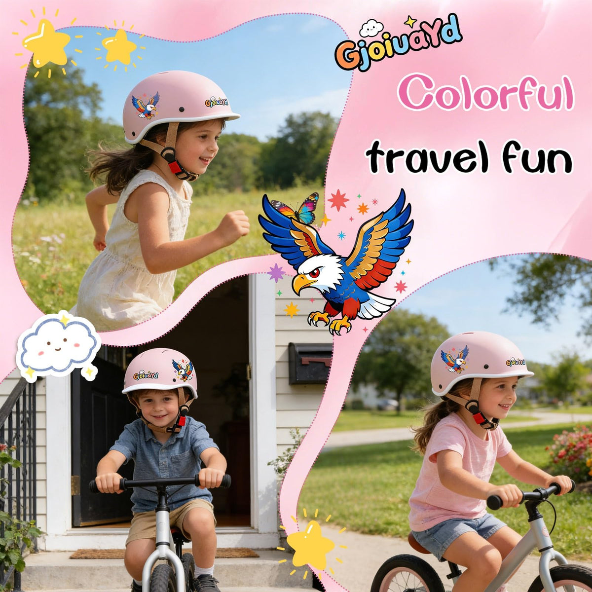 DOT Approved Kids Open Face Half Helmet P1474