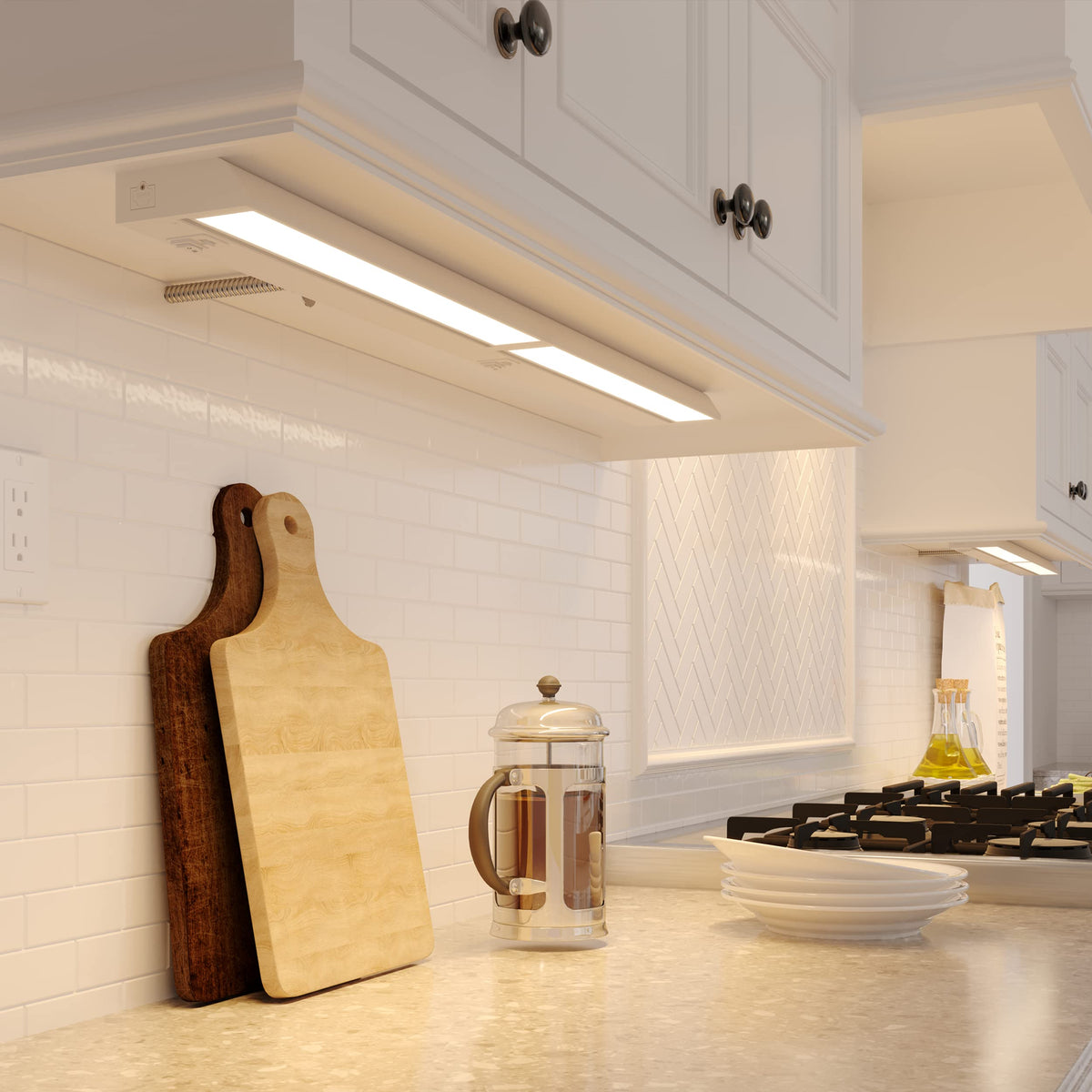24-Inch Swivel LED Under Cabinet Light, 3-CCT Selectable, White L4099