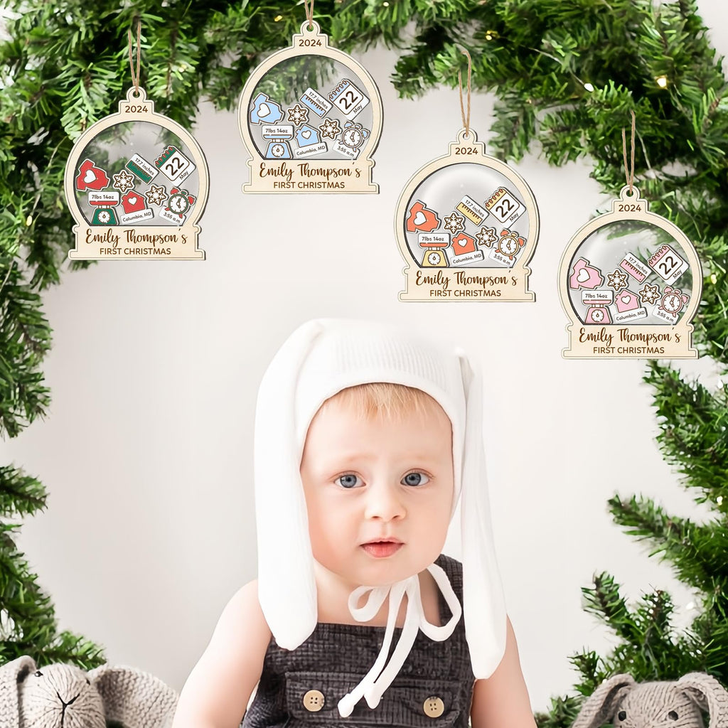 Baby's First Christmas Ornament 2026 Spherical I70170
