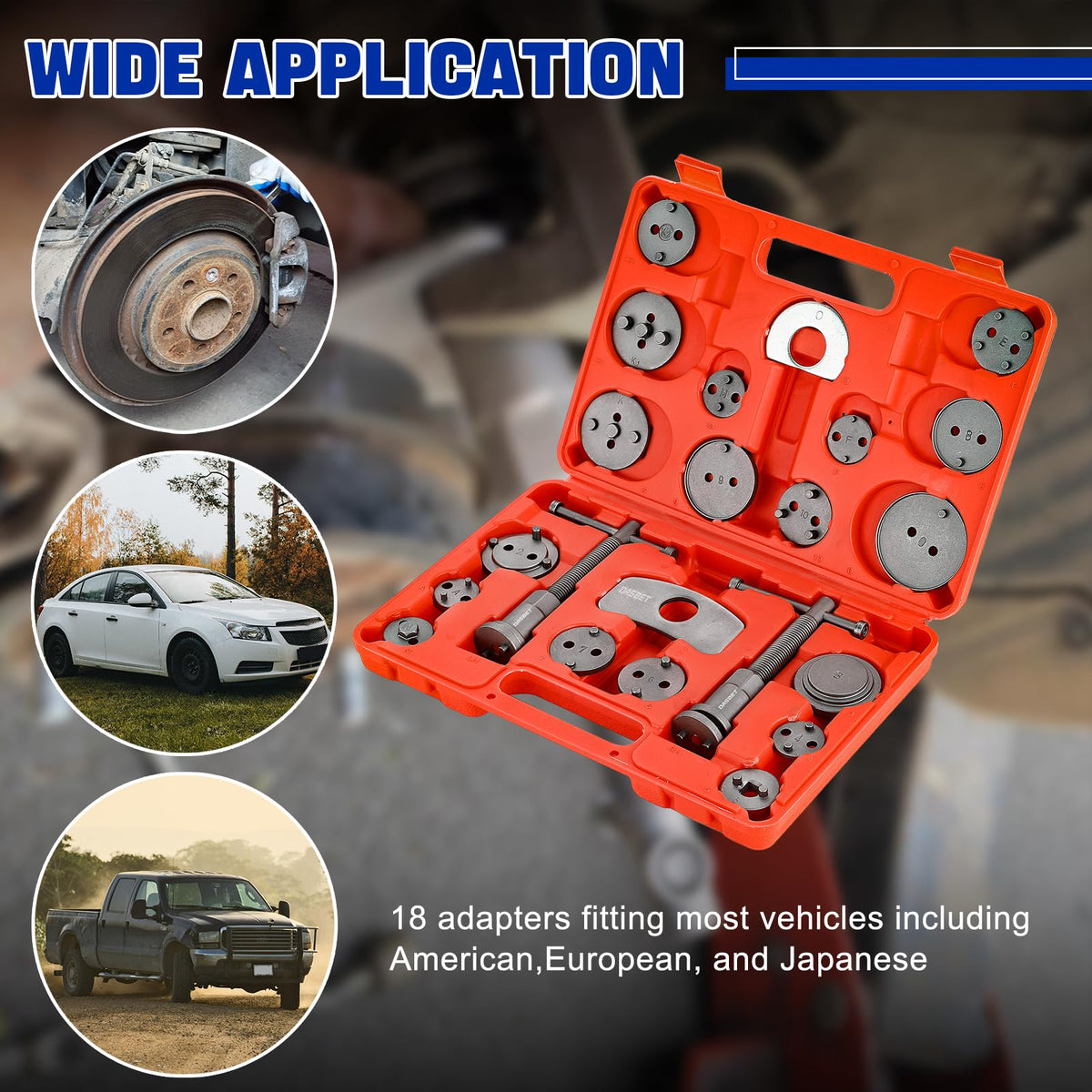 Heavy Duty Disc Brake Caliper Tool Set B1624
