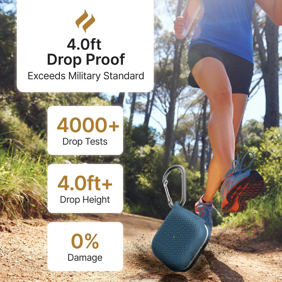 Waterproof AirPods 3rd Generation Case with Carabiner X5890