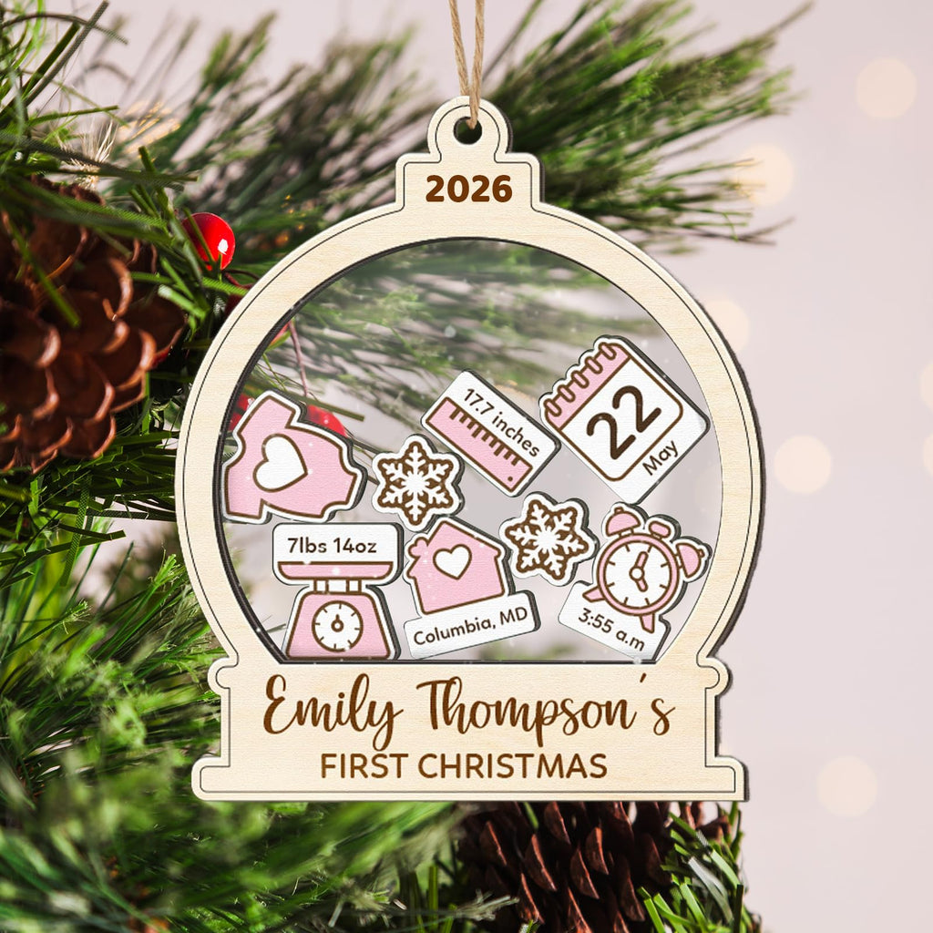 Baby's First Christmas Ornament 2026 Spherical I70170