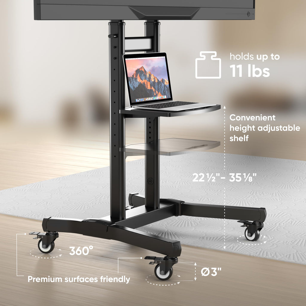 Mobile TV Stand 50-90 Inch Black R5393