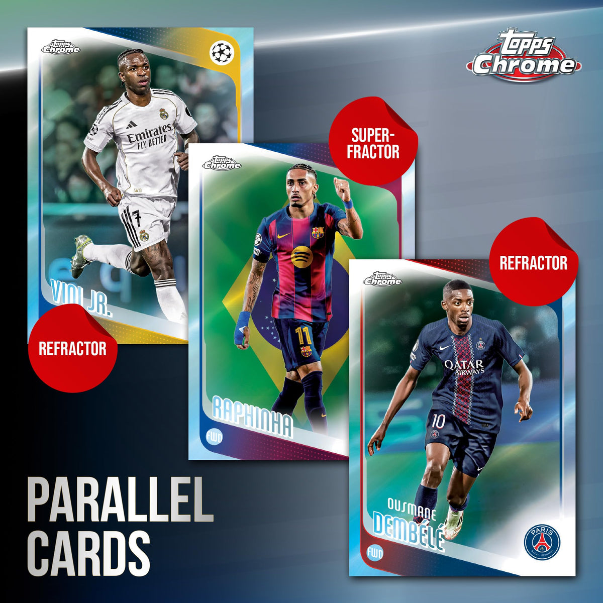 Topps Chrome UEFA Club Competitions Soccer Mega Box B268259