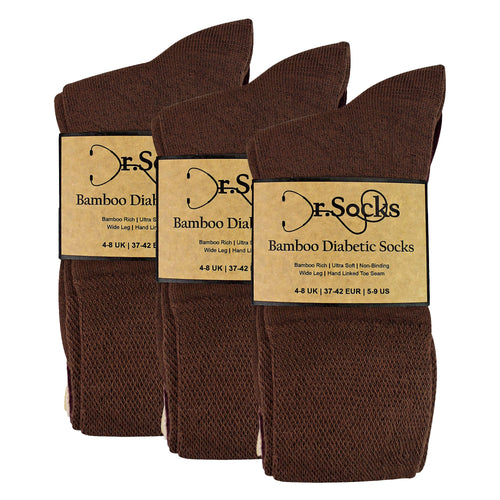 12 Pairs Womens Seamless Diabetic Socks L7527