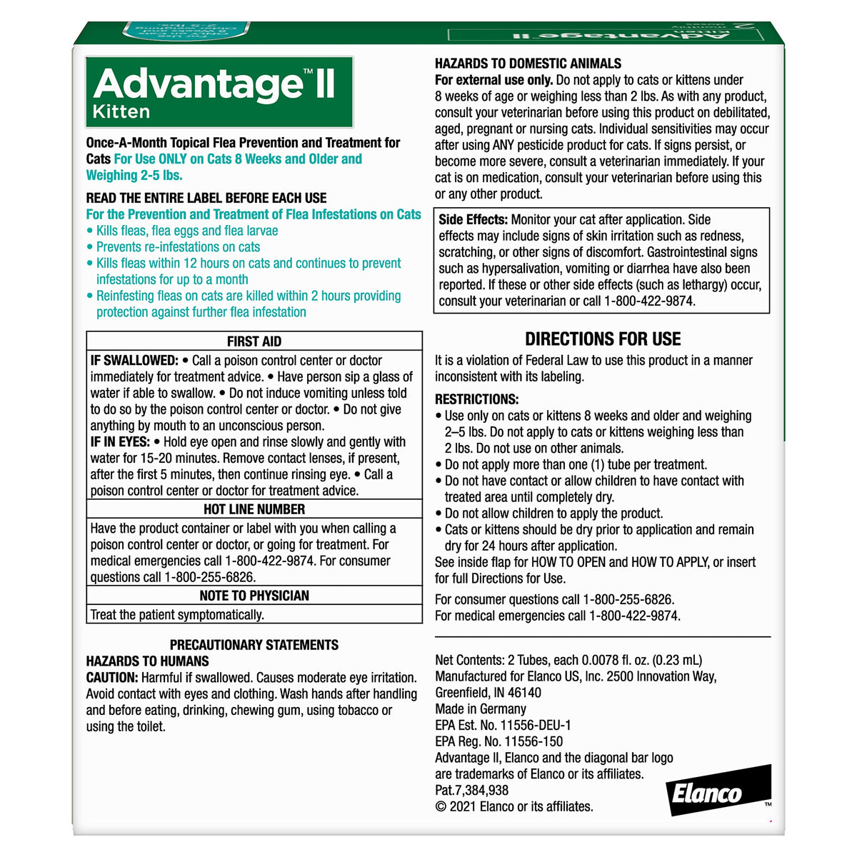 Topical Flea Treatment & Prevention 2ct S82075