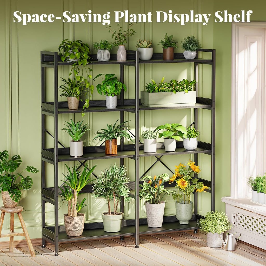5 Tier Bookshelf with 10 Open Shelves N81908