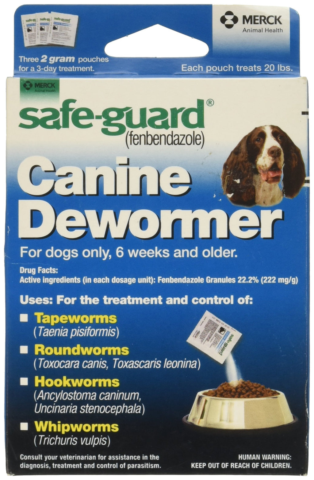 Canine Dewormer 2gm Pouch Pack of 3 P1545