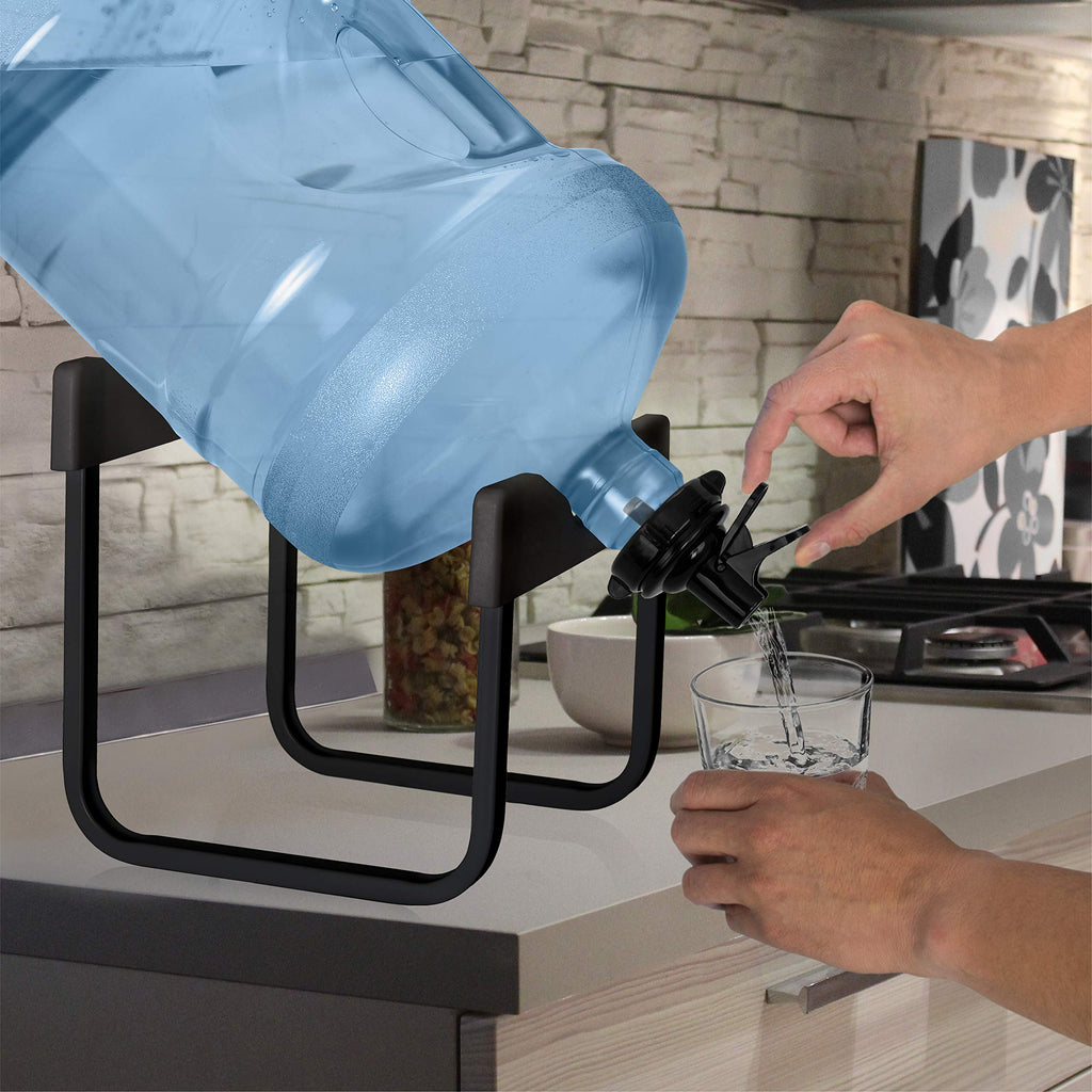 Stainless Steel Water Jug Stand with 2 Dispenser Valves T902484